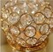 27" wide Gold Horizontal Candle Holder Crystal Beads Wedding Home Centerpiece